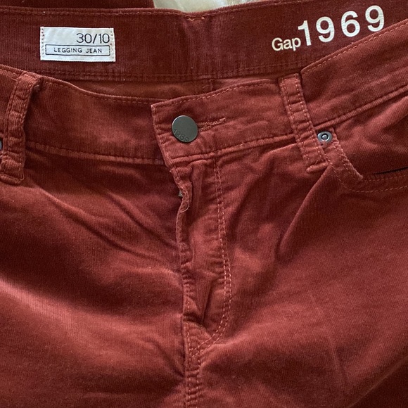 GAP Corduroy Legging Jean-30/10 - Picture 6 of 7